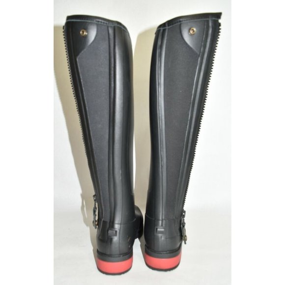 $550 Hunter Field Duke of Wellington Tall Boot RAIN EXPANDABLE BLACK 5 US (B22) - Picture 4 of 10